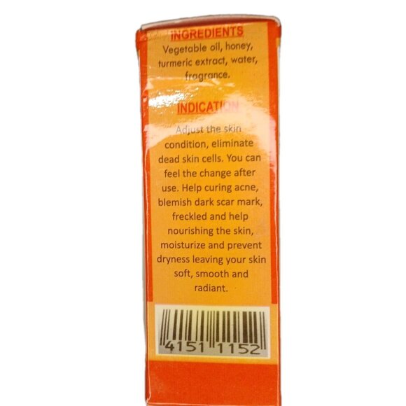 Songhai Turmeric With Honey Bar Soap Natural Ingredients Smooth Skin 200g - Picture 3 of 4